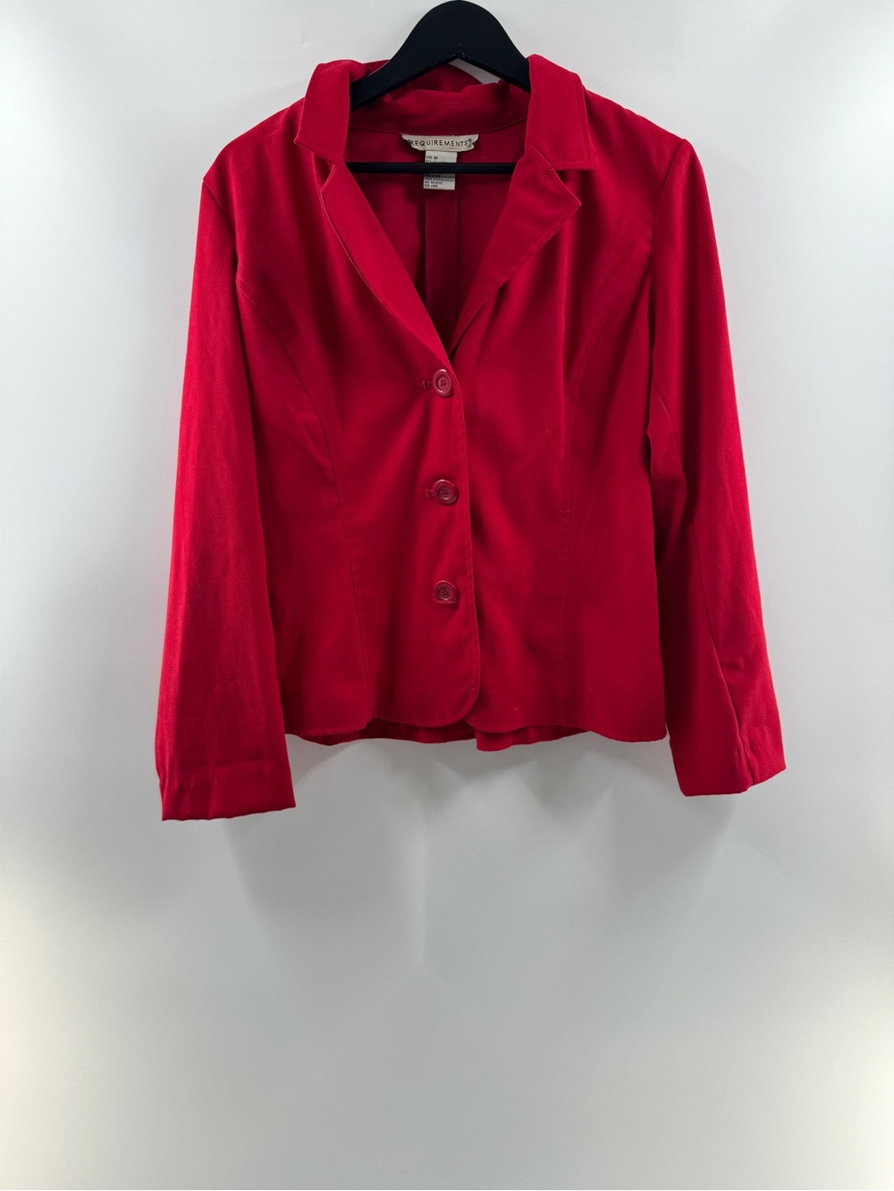 Requirements Red Stretch Blazer Jacket – Women's Medium